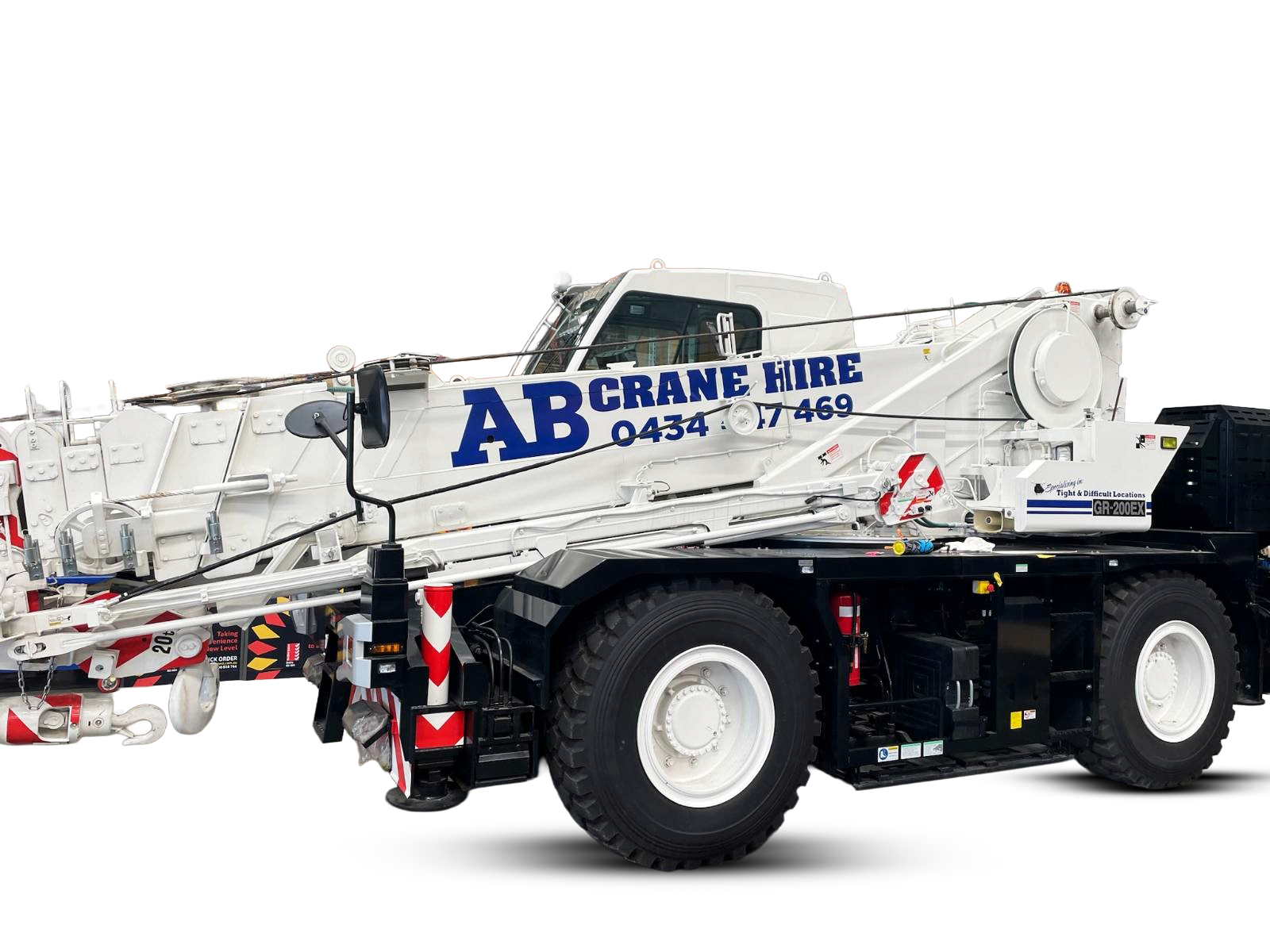 20T Rough Terrain Slew crane hire