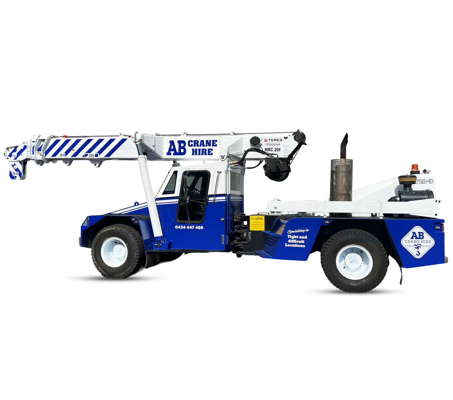 20T Franna crane hire