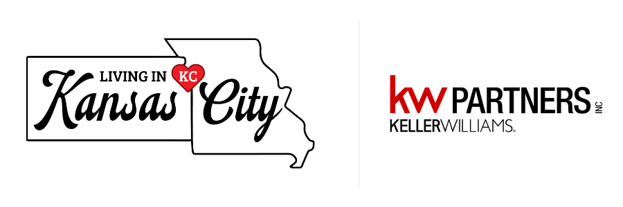 The logos for kansas city living in kansas city and exp realty