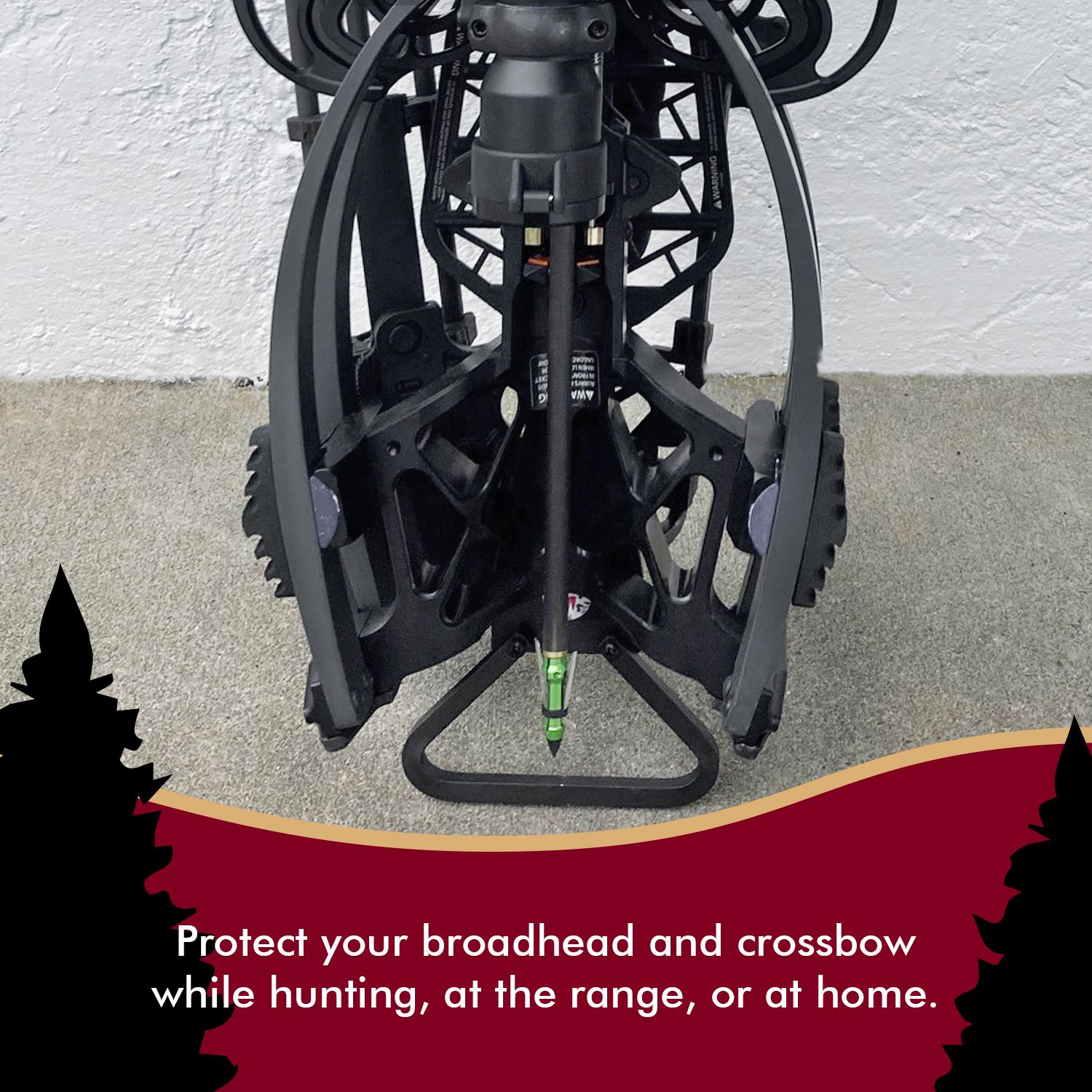 Black metal tool with a handle and pointed base, possibly a boat accessory.