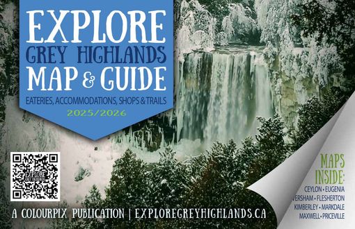 The cover of Explore Grey Highlands.