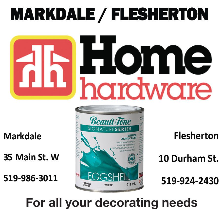 Home Hardware Markdale and Flesherton, ad.