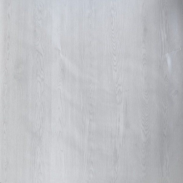 A close up of a white wooden floor.