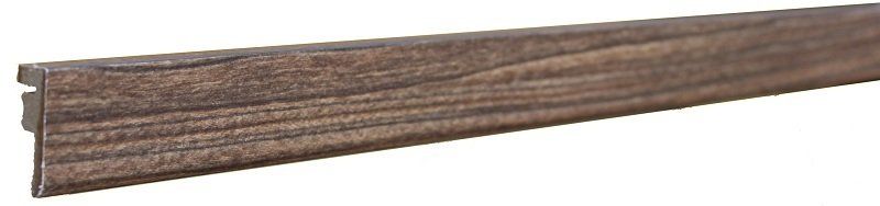 A close up of a piece of wood on a white background.