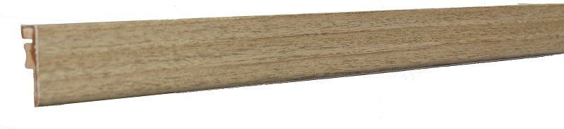 A close up of a piece of wood on a white background.