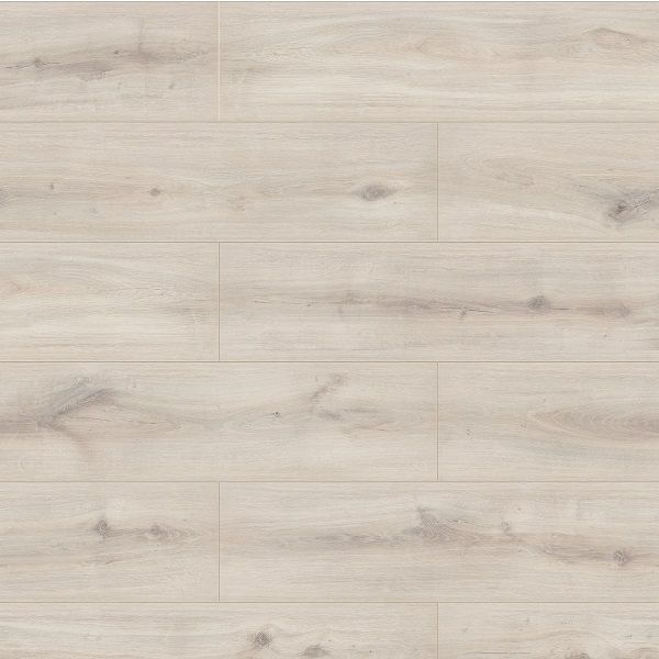 A close up of a white wooden floor.
