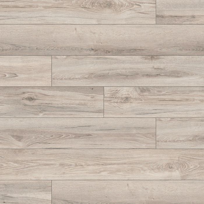 A close up of a white wooden floor.