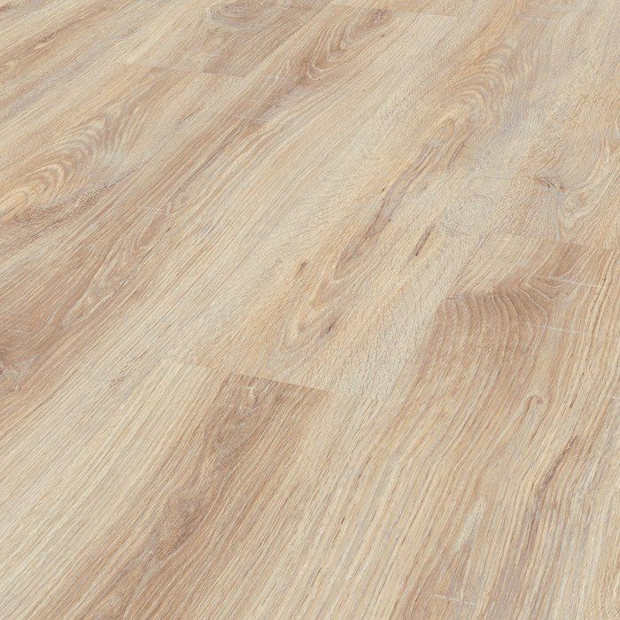 A close up of a white wooden floor.