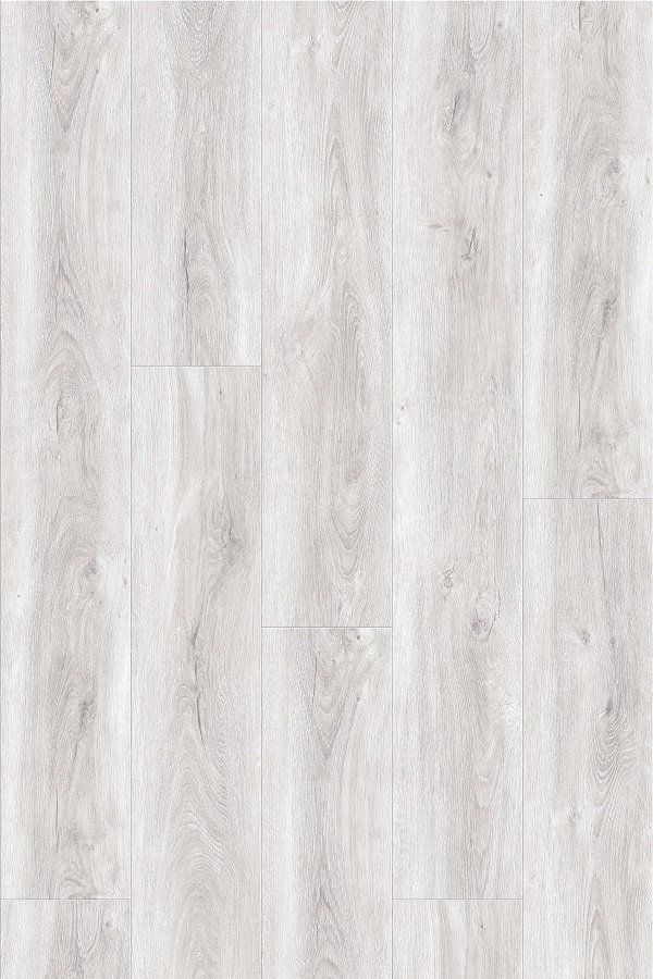 A close up of a white wooden floor.