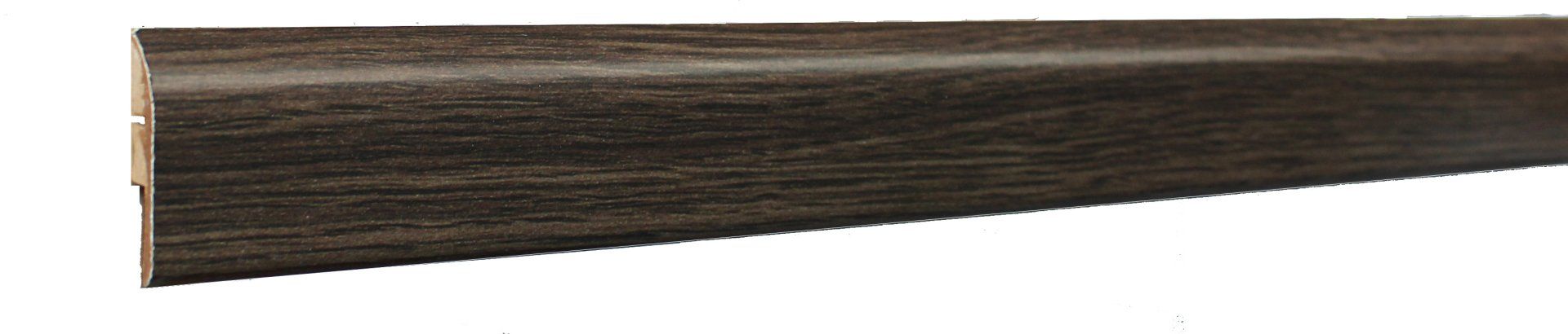 A close up of a piece of wood on a white background.