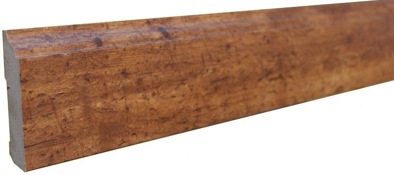 A close up of a piece of wood on a white background.