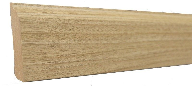 A close up of a piece of wood on a white background.