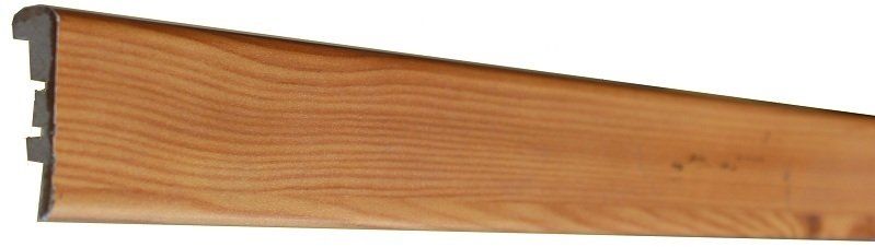 A close up of a piece of wood on a white background.