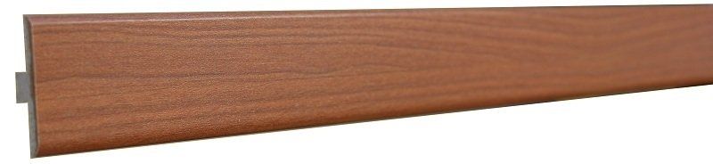 A close up of a piece of wood on a white background.