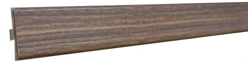 A close up of a piece of wood on a white background.