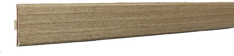 A close up of a piece of wood on a white background.