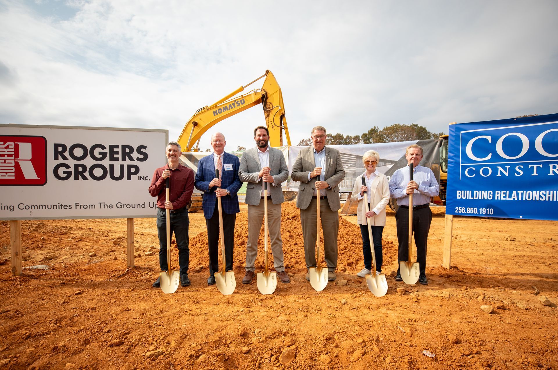 Cullman City officials break ground at the site of the new Cullman Civic Center