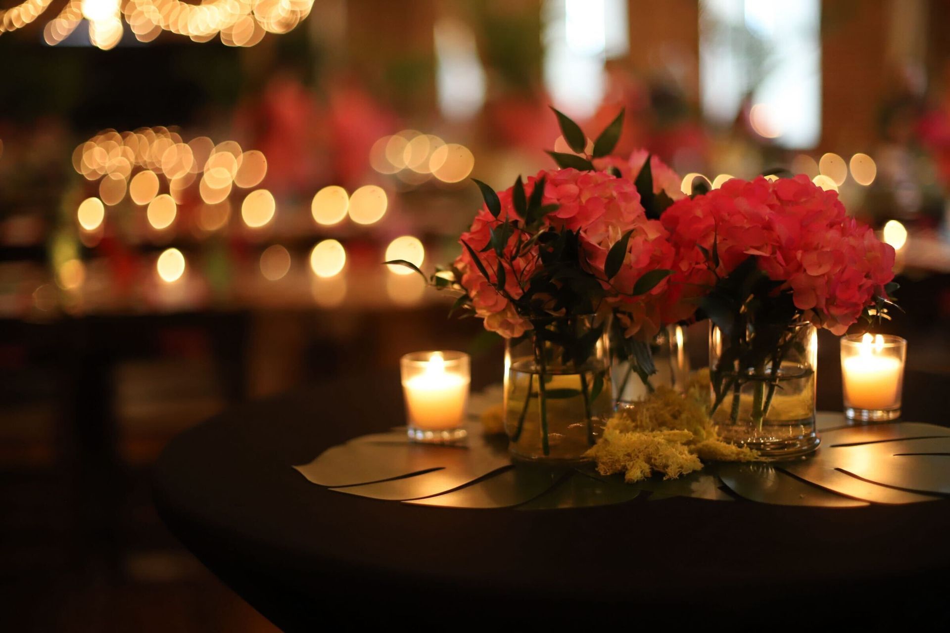 A set table at Dinner on First in Cullman, AL