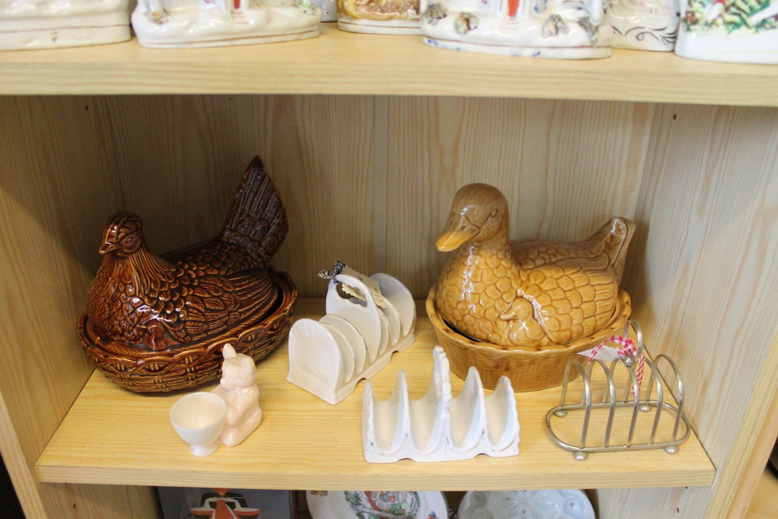 Vintage Egg Keepers and Toast Racks