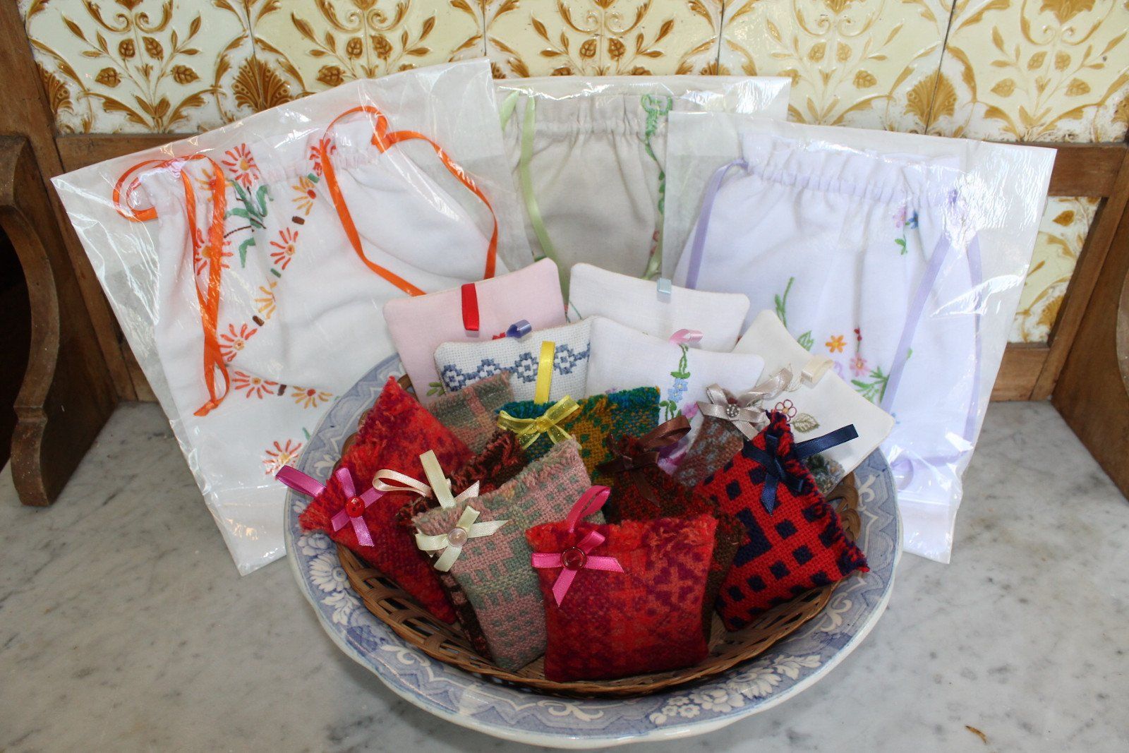 Lavender Pods, Pouches and Boudoir Bags