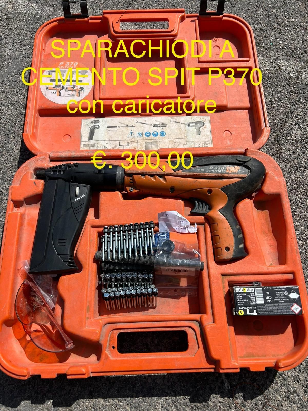 SPARACHIODI USATA , PISTOLA PER CHIODI USATA , CHIODATRICE USATA