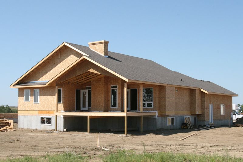 Professional new construction roof installation in Edmonton