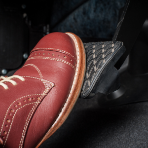 Up close to show on brake pedal in vehicle | Tedious Auto Repair