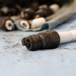 Damaged spark plug | Tedious Auto Repair