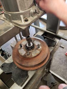 Brake repair in progress | Tedious Auto Repair