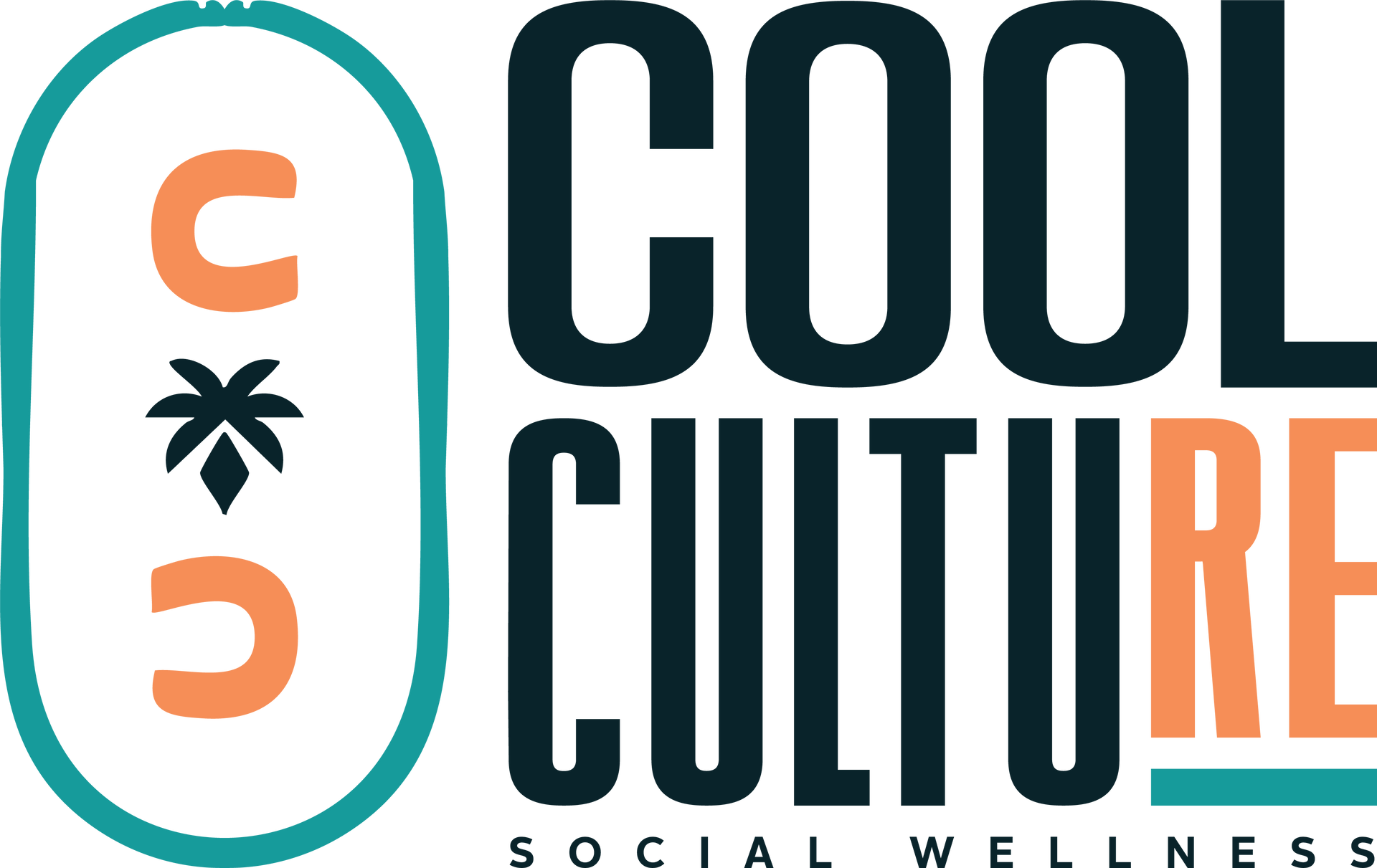 A logo for a company called cool culture social wellness.