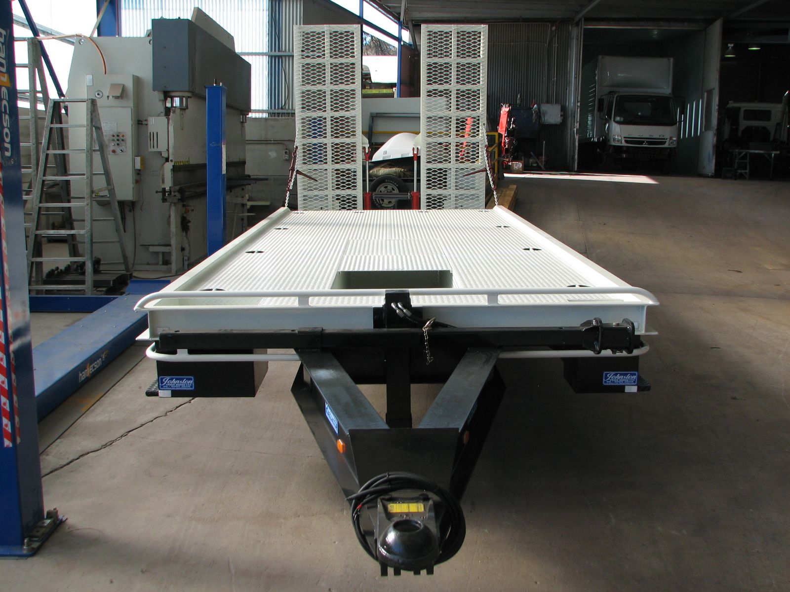 Trailer Front View — Queanbeyan, NSW — Johnston Truck Bodies Pty Ltd