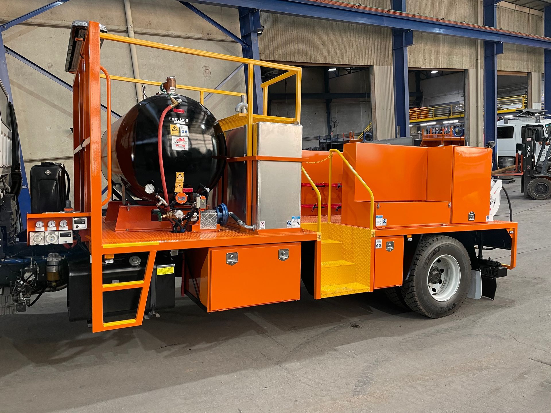 Trailer with Equipment — Queanbeyan, NSW — Johnston Truck Bodies Pty Ltd