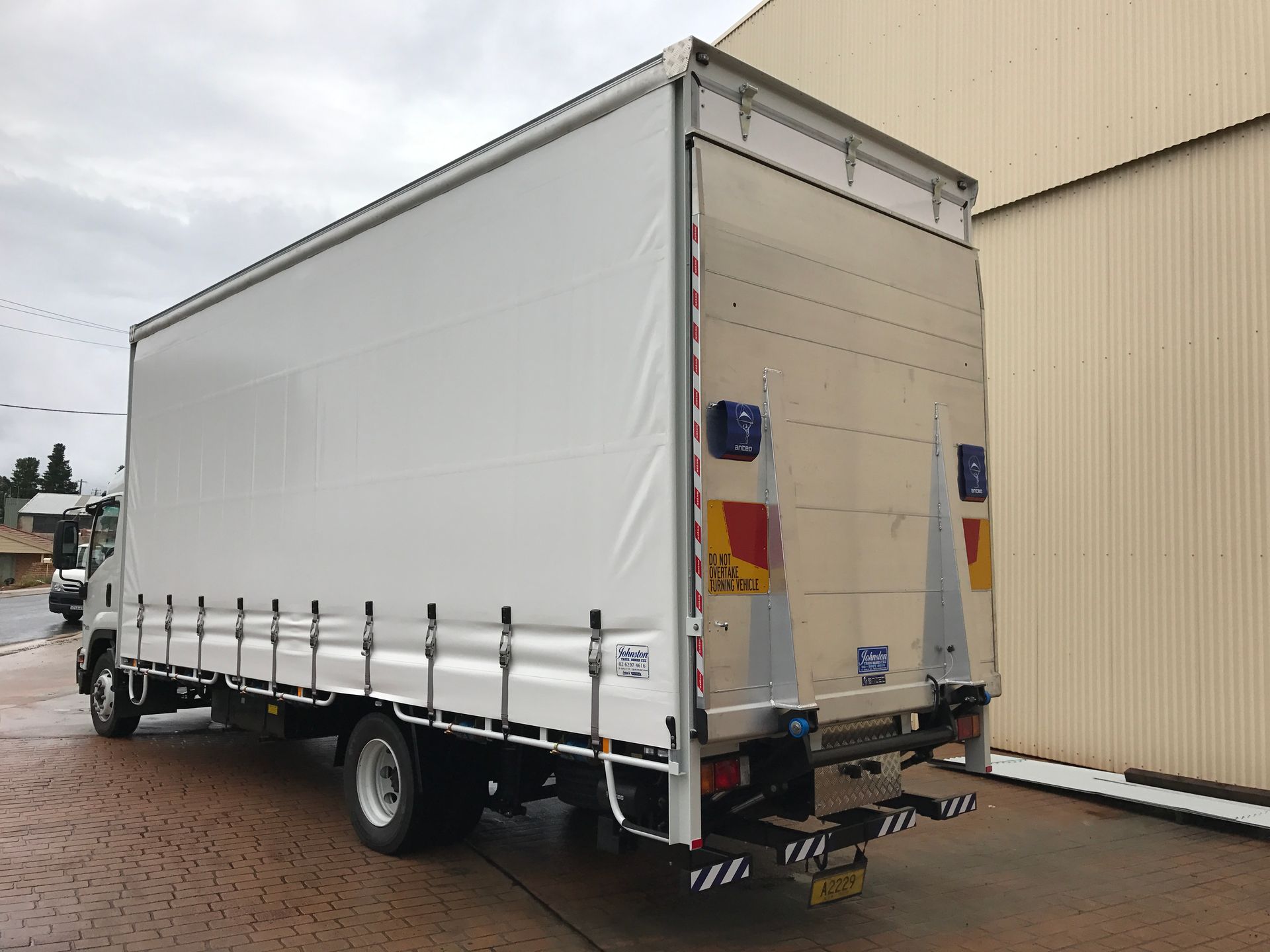 Curtain Side Truck — Queanbeyan, NSW — Johnston Truck Bodies Pty Ltd