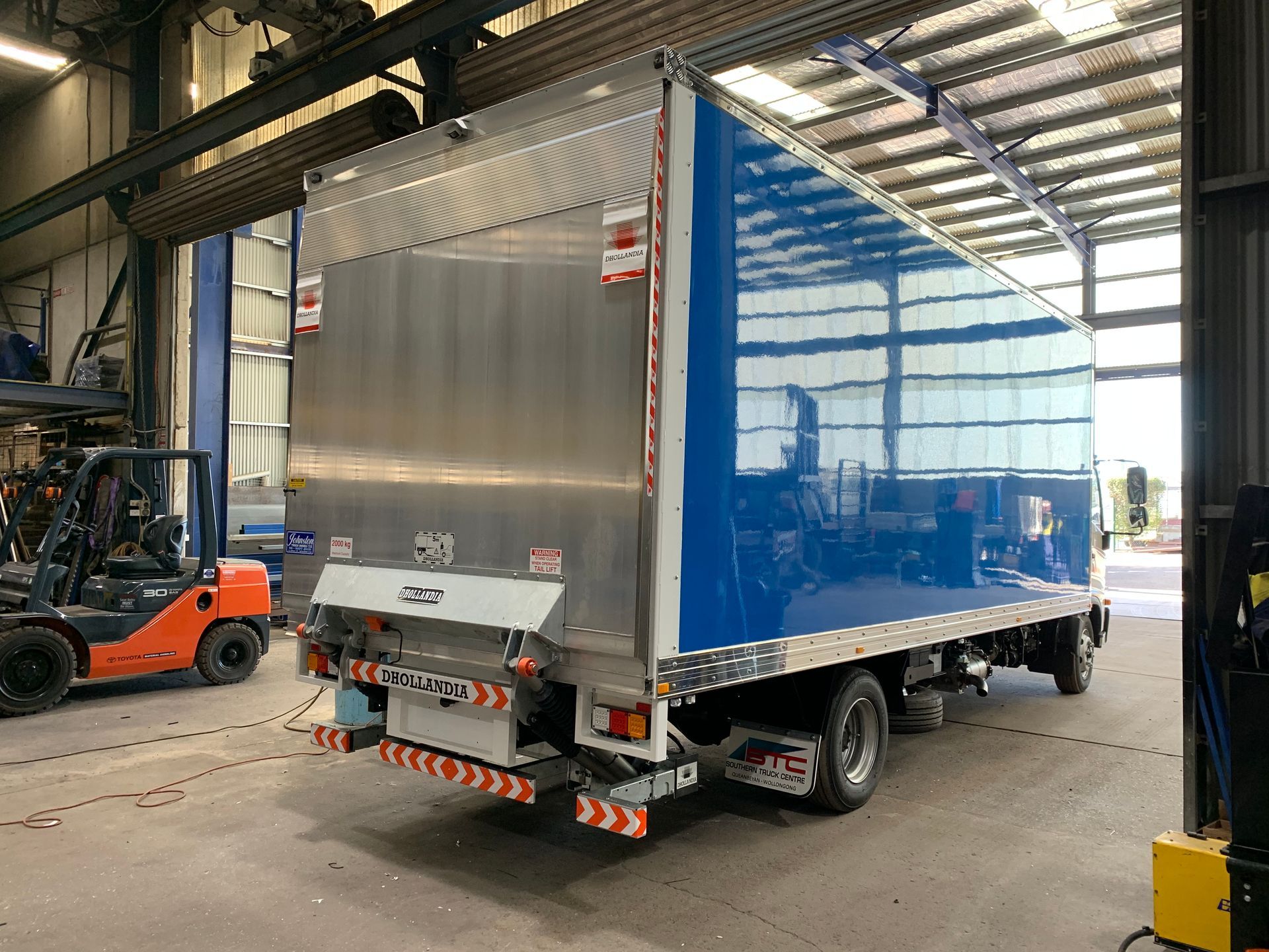 Tailgate Loader for Pantech — Queanbeyan, NSW — Johnston Truck Bodies Pty Ltd