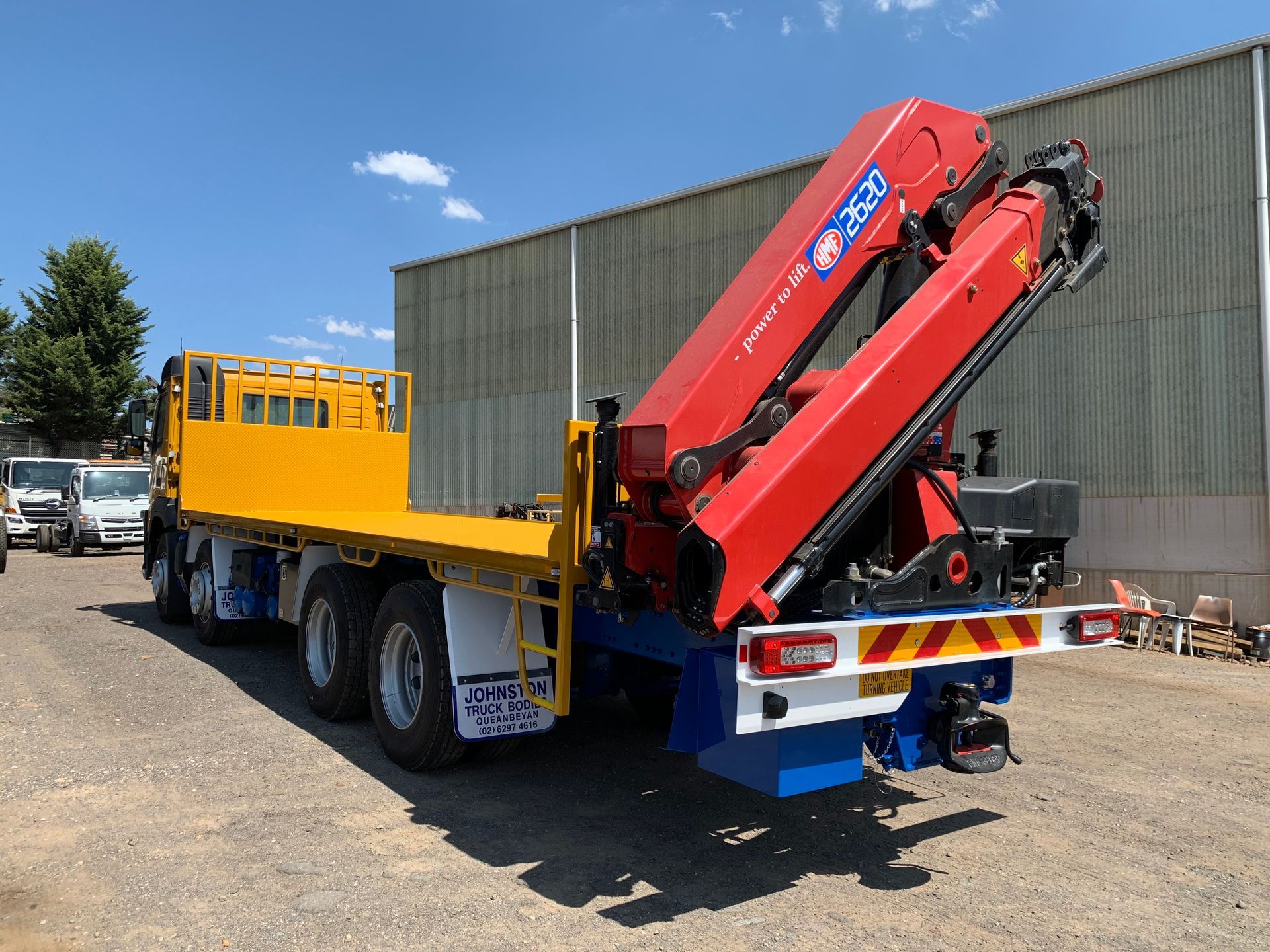 Mobile Crane — Queanbeyan, NSW — Johnston Truck Bodies Pty Ltd