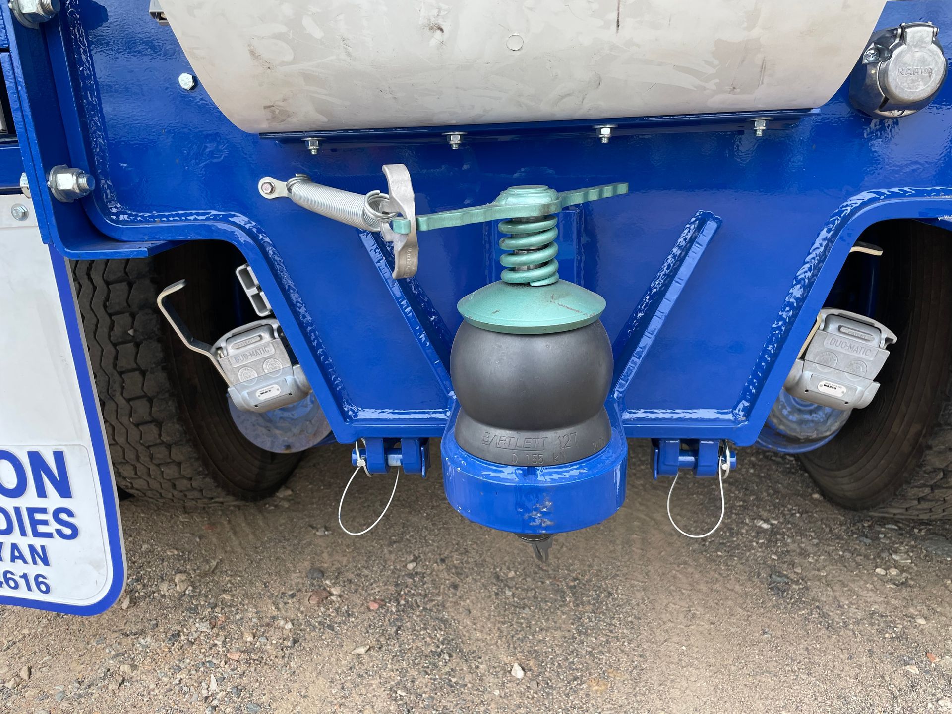 Blue Beavertail — Queanbeyan, NSW — Johnston Truck Bodies Pty Ltd