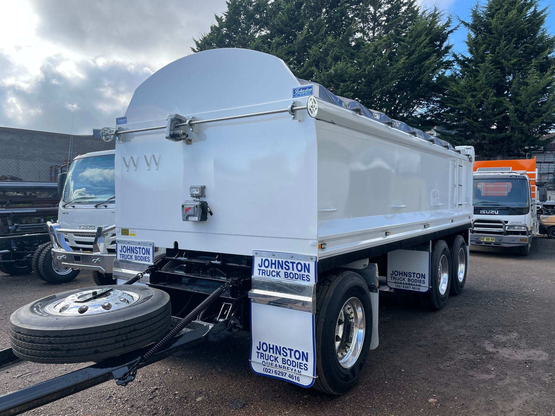 Truck with Dog Trailer — Queanbeyan, NSW — Johnston Truck Bodies Pty Ltd