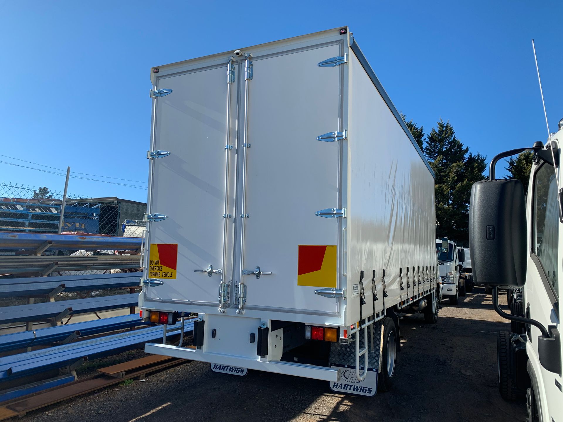 Back View of Curtainside — Queanbeyan, NSW — Johnston Truck Bodies Pty Ltd