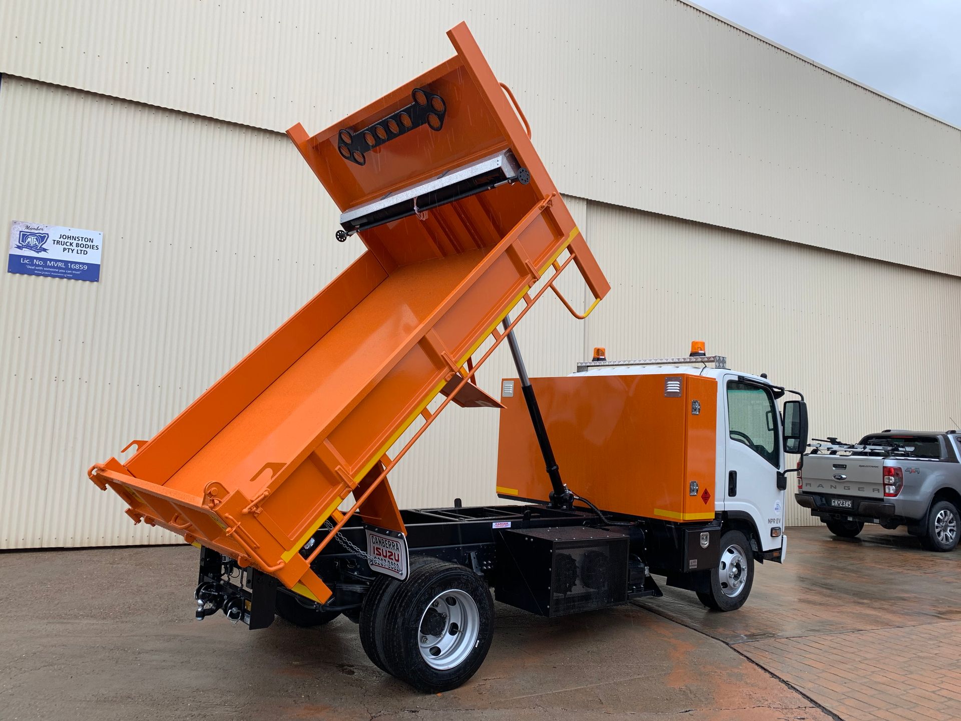Lifted Tipper — Queanbeyan, NSW — Johnston Truck Bodies Pty Ltd