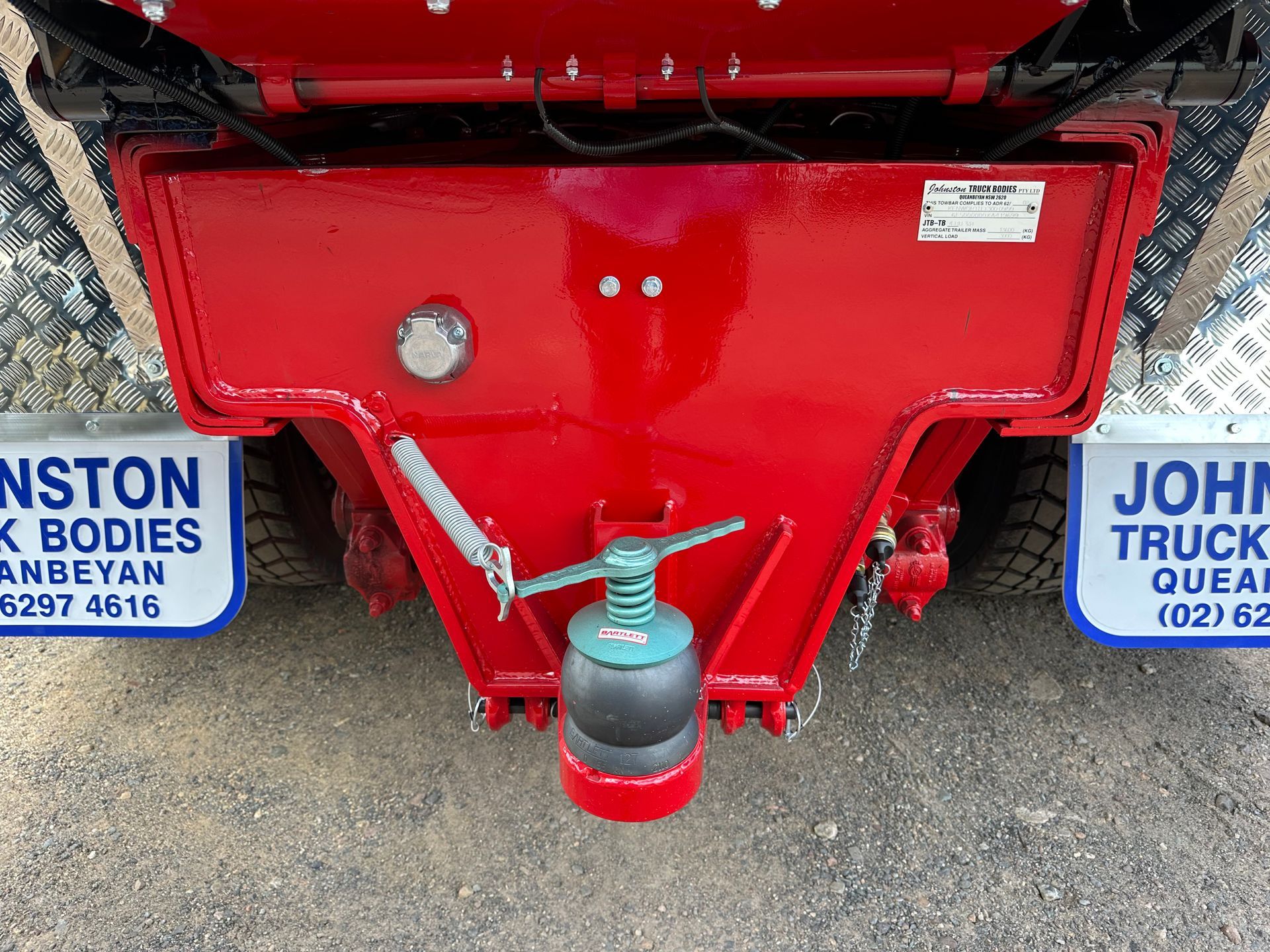  Red Beavertail — Queanbeyan, NSW — Johnston Truck Bodies Pty Ltd