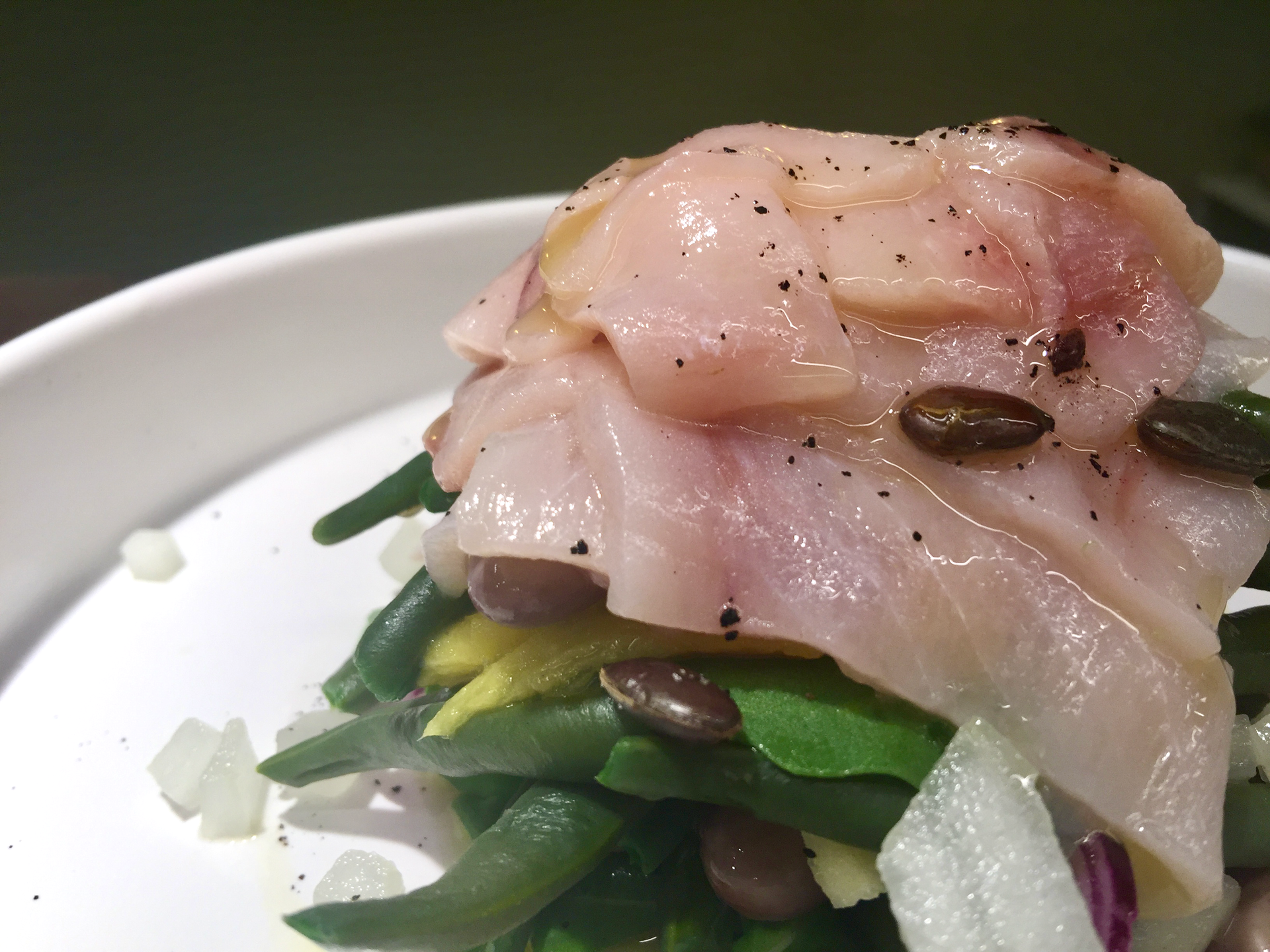 Michi ristorante Treviso©, carpaccio di pesce spada selvaggio
Michi ristorante Treviso©, wild swordfish carpaccio