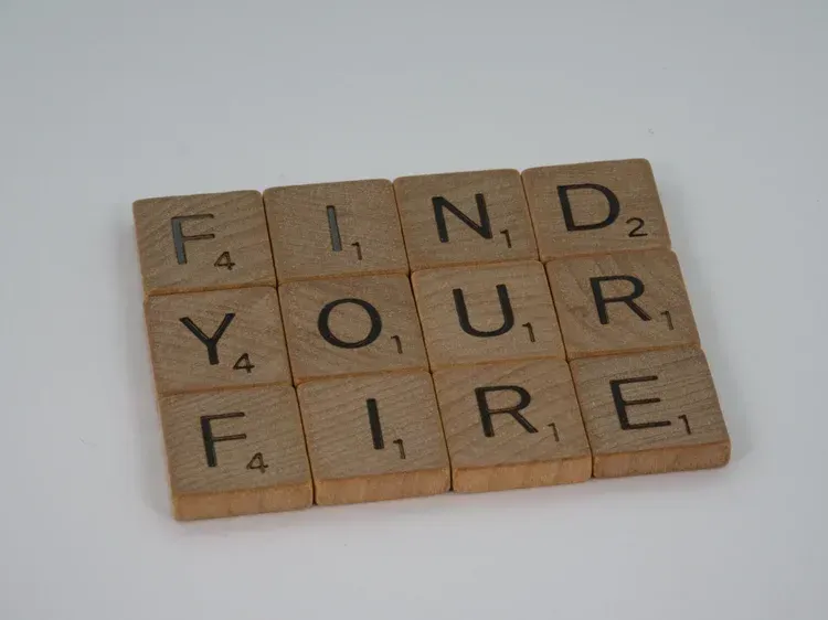 Scrabble tiles spell 