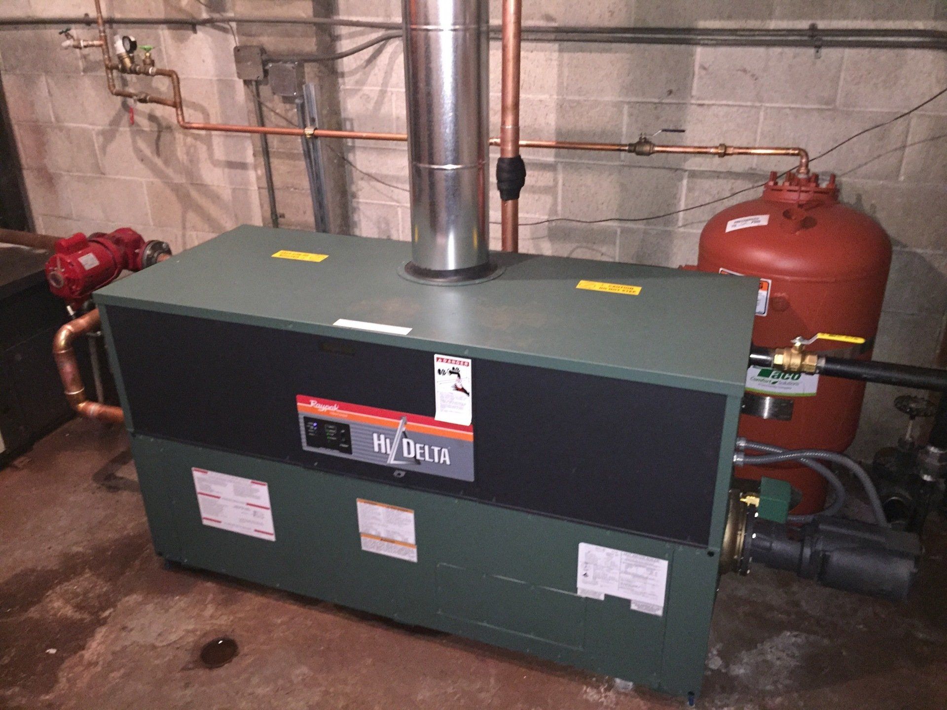 Water Heater Machine Front View — Berkeley, CA — Cooper & Hawkins Engineering