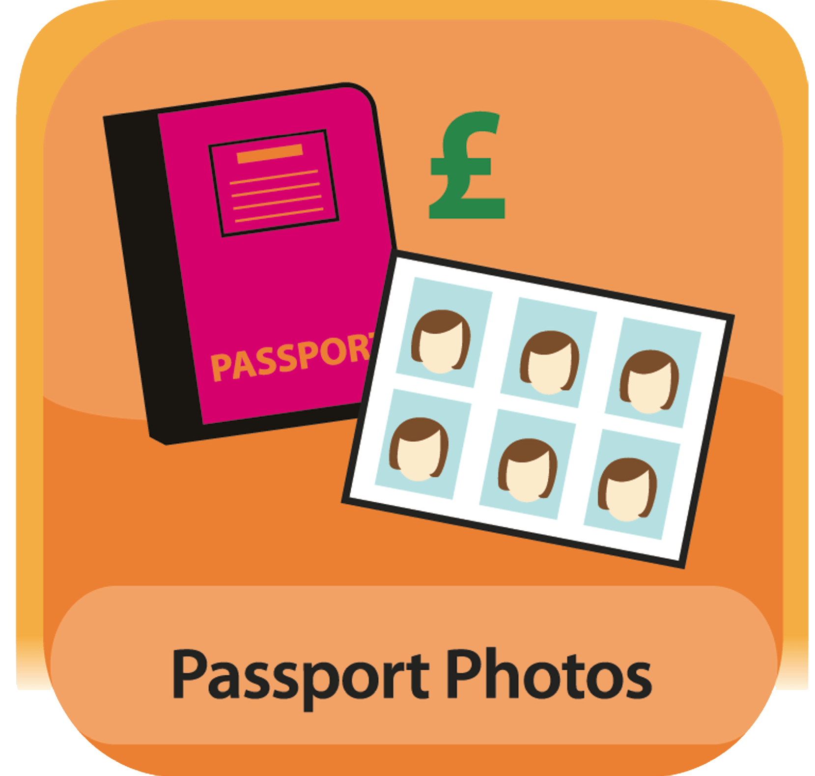 passport photos icon