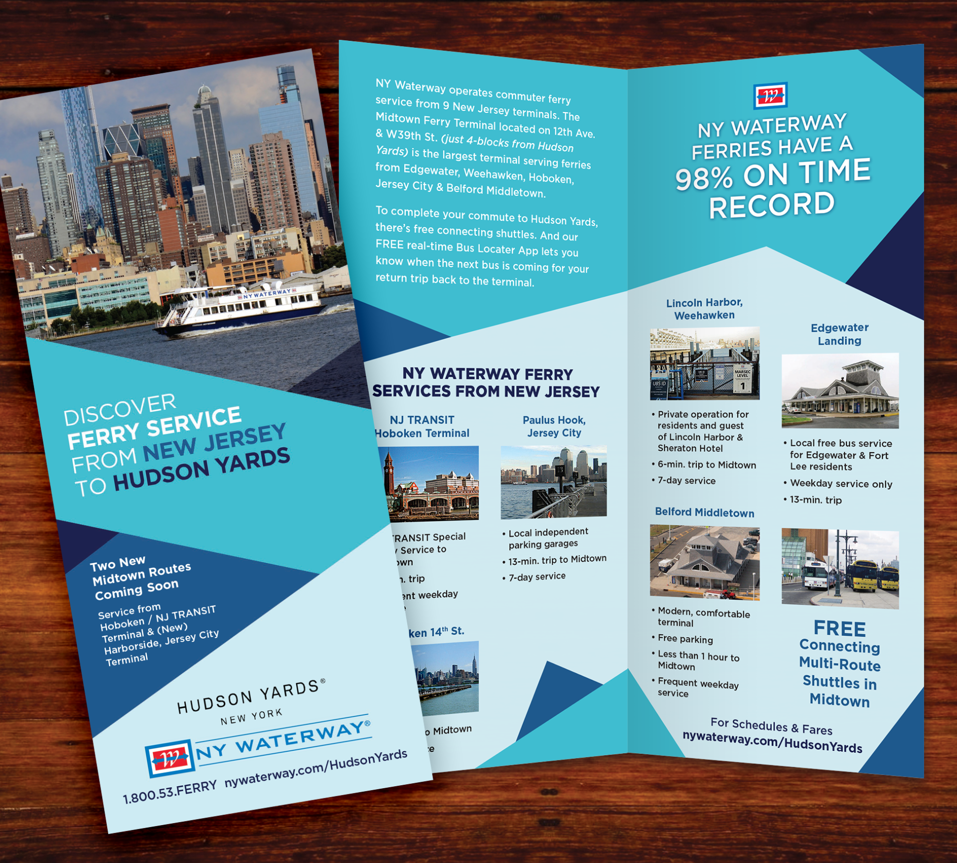 NY Waterway - Hudson Yards Brochure