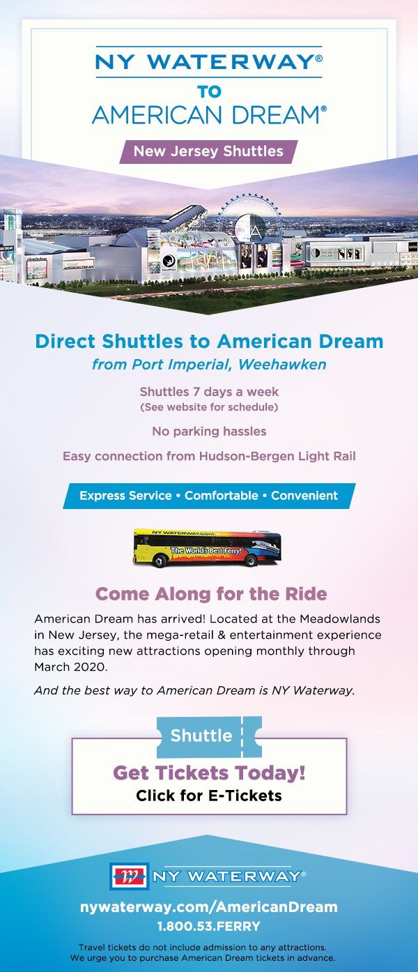 NY Waterway - American Dream Email