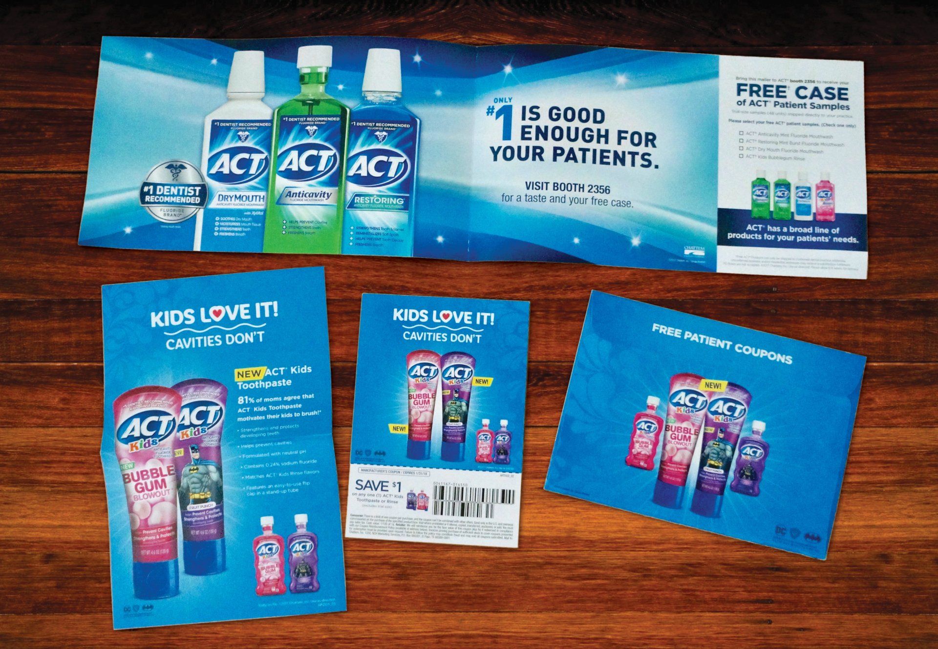 ACT Brochure, Letter, Coupon Pad & Envelope