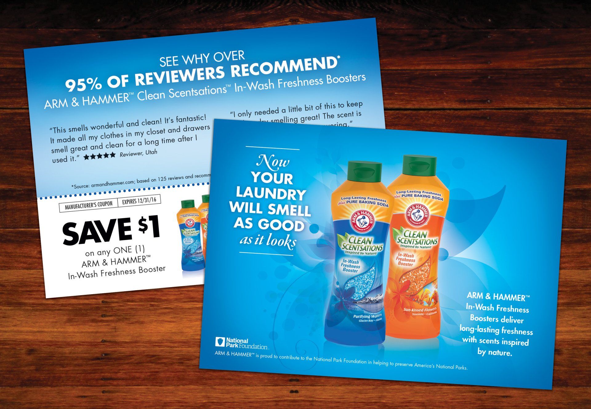 ARM & HAMMER™ Scent Booster Sampling Card