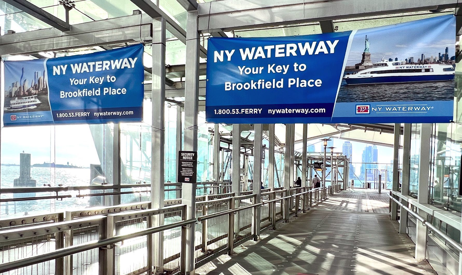 NY Waterway - Brookfield Place Entrance Banners