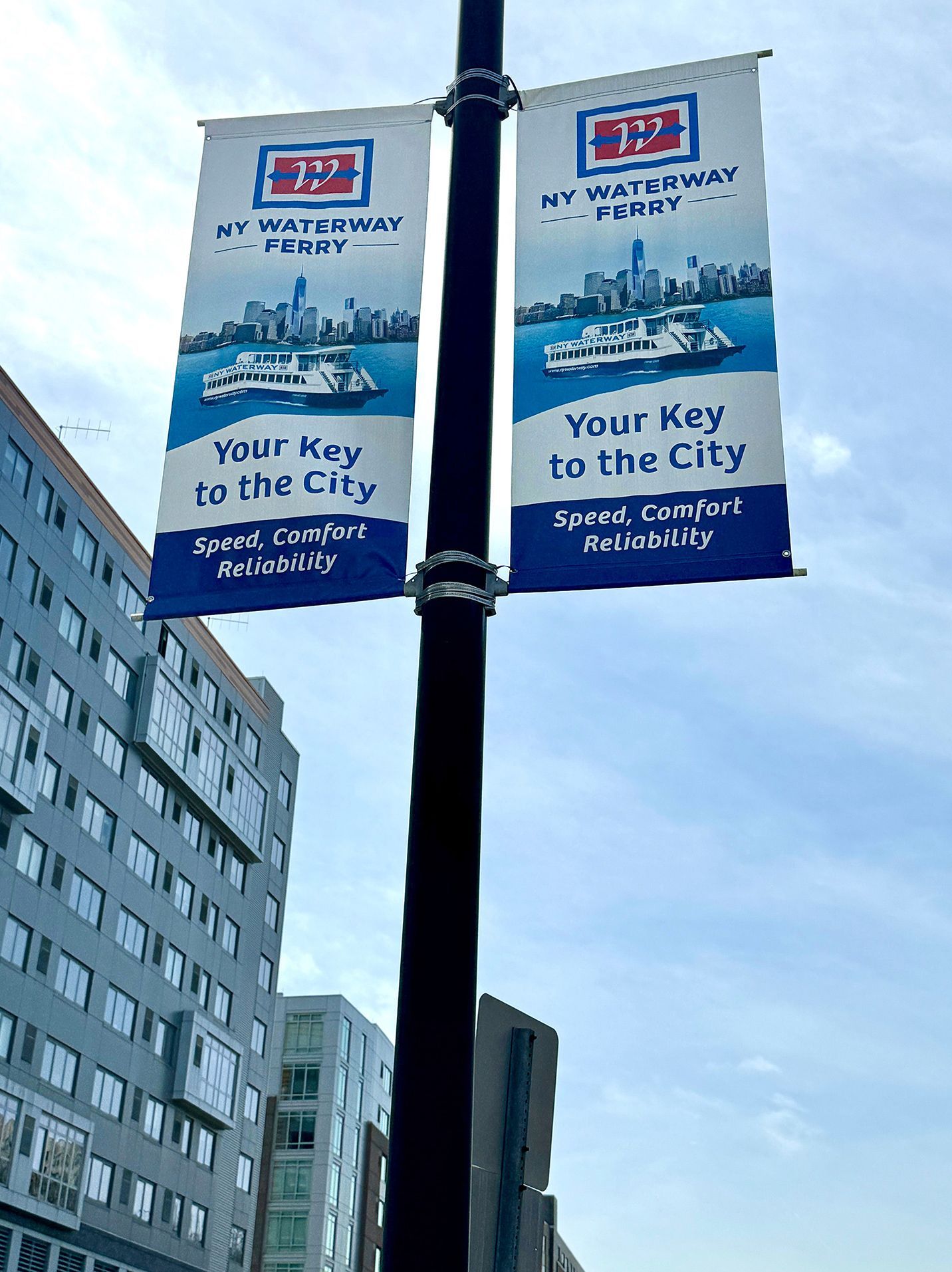 NY Waterway Pole Banners